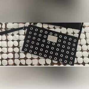 Michael Kors Black and White Clutch used once
